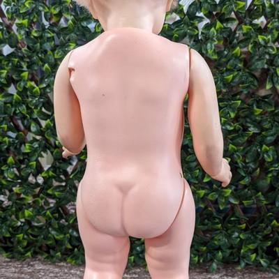Vintage Eugene Doll 1978 53100 Jacket Gray Handmade Shorts Overalls Pinned