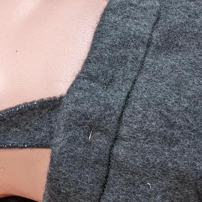 Vintage Eugene Doll 1978 53100 Jacket Gray Handmade Shorts Overalls Pinned