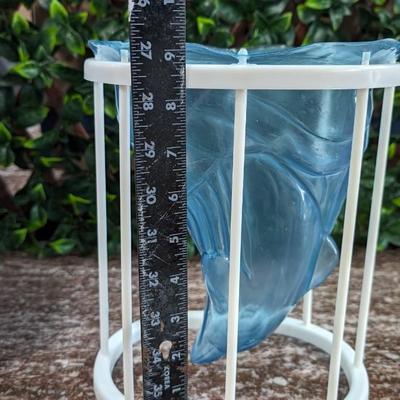 Vintage Ice Art Sculpture Dolphin #93257 Plate Punch Bowl Display