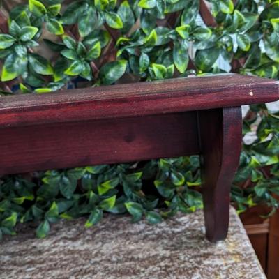 Wall Wooden Display Shelf 36" Long 7" Deep