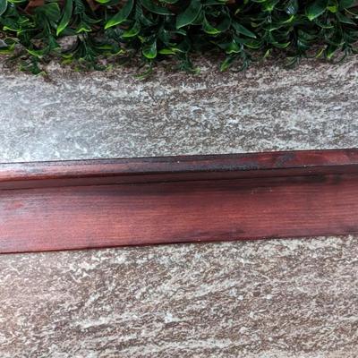 Wall Wooden Display Shelf 36" Long 7" Deep