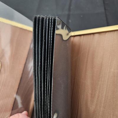 Jay Strongwater Brown Leather Made in Italy Photo Album Swarovski Crystals