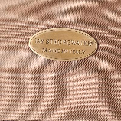 Jay Strongwater Brown Leather Made in Italy Photo Album Swarovski Crystals
