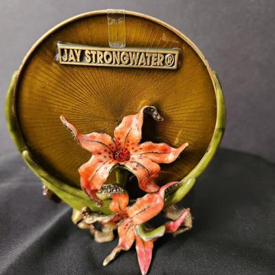 Jay Strongwater Round Table Picture Frame