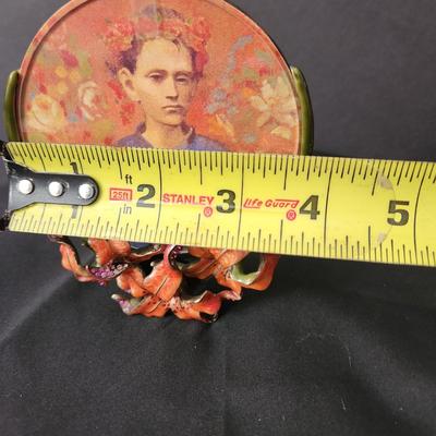 Jay Strongwater Round Table Picture Frame