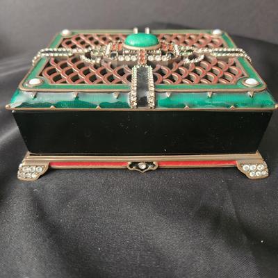 Jay Strongwater Trinket Box 4" x5"