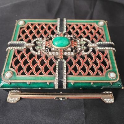 Jay Strongwater Trinket Box 4" x5"