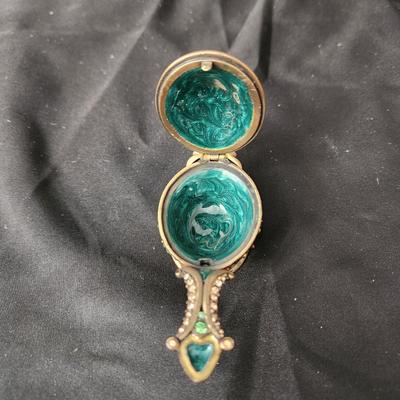 Jay Strongwater Genie Lamp Trinket Holder Box