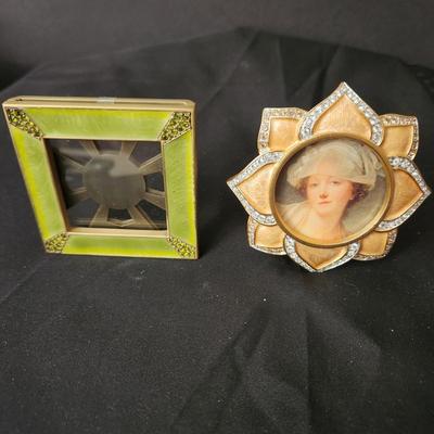 2 Jay Strongwater Small Table Picture Frames