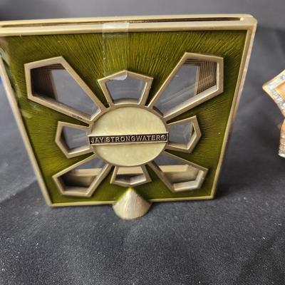 2 Jay Strongwater Small Table Picture Frames