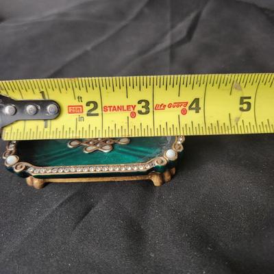 Jay Strongwater Emerald Green Trinket Tray