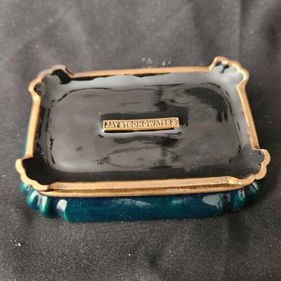 Jay Strongwater Emerald Green Trinket Tray