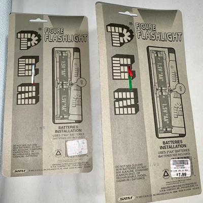 PEZ Lot 10 - Lot of Two (2) PEZ Flashlights, MOC