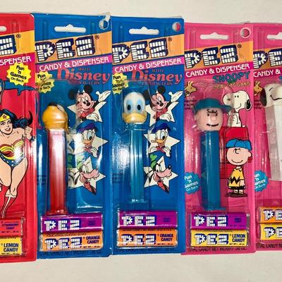 PEZ Lot 11 - Lot of Five (5) PEZ Characters, MOC