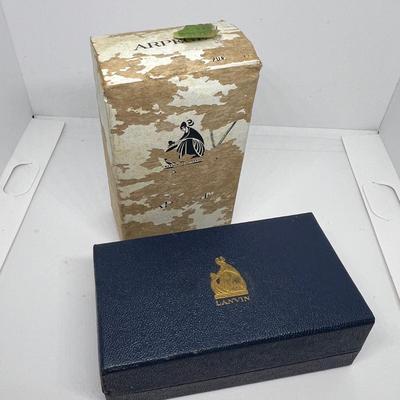 Lot of 3 Antique Vintage Perfumes Bottles - LANVIN, Bergdorf Goodman