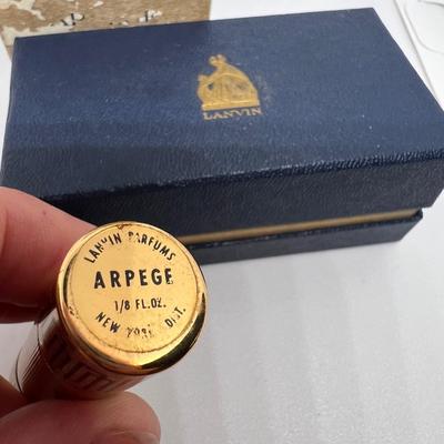 Lot of 3 Antique Vintage Perfumes Bottles - LANVIN, Bergdorf Goodman