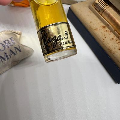 Lot of 3 Antique Vintage Perfumes Bottles - LANVIN, Bergdorf Goodman