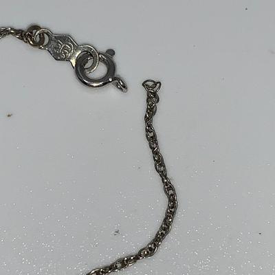 Vintage Native American Zuni Pawn Silver Necklace
