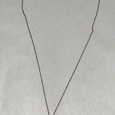 Vintage Native American Zuni Pawn Silver Necklace