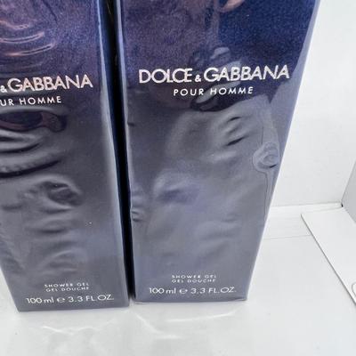 4 NIB Dolce Gabbana Pour Homme Men’s Shower Gel
