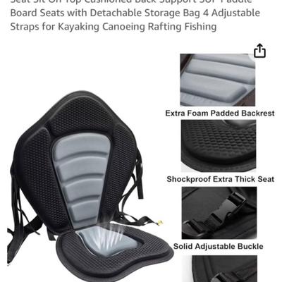 Set of 2 Deluxe Kayak Canoe Rafting Seats