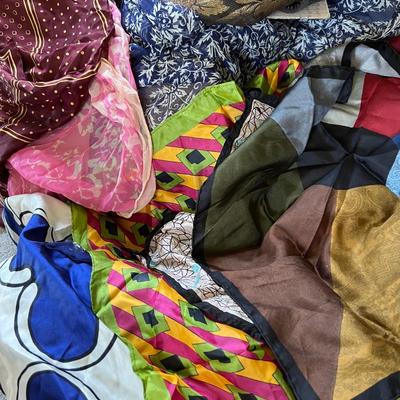 Big Lot Vintage Scarves Shawls - Bill Blass, Silk, Italian