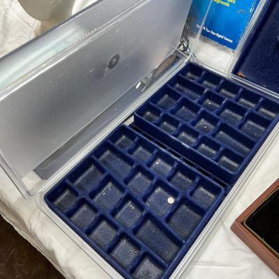 Traveling velvet jewelry trays, photo studio, props