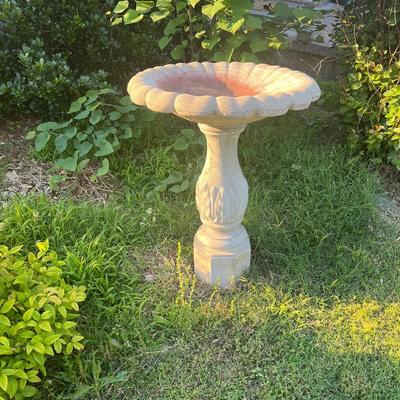 Concrete Bird Bath
