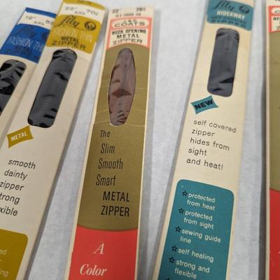 Vintage Coats & Clark's Zippers