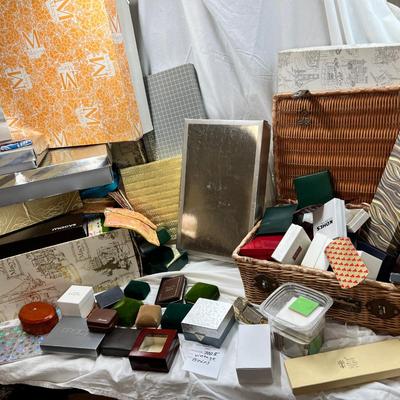 Huge vintage box lot, Vintage wrapped single sheet wrapping paper