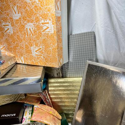 Huge vintage box lot, Vintage wrapped single sheet wrapping paper