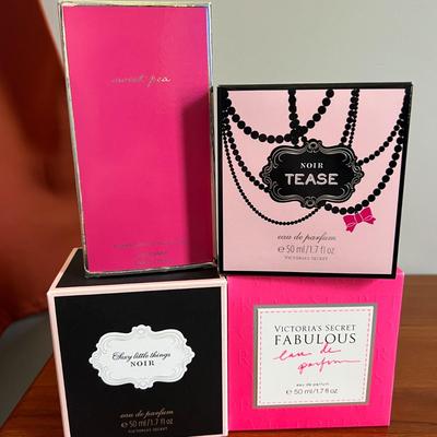 Lot 4 Victoria Secret Perfume, VS Towel, BCBG Bag
