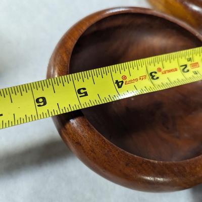 Vintage Wooden Bowls Cups & Plates