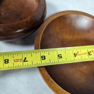 Vintage Wooden Bowls Cups & Plates