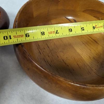Vintage Wooden Bowls Cups & Plates