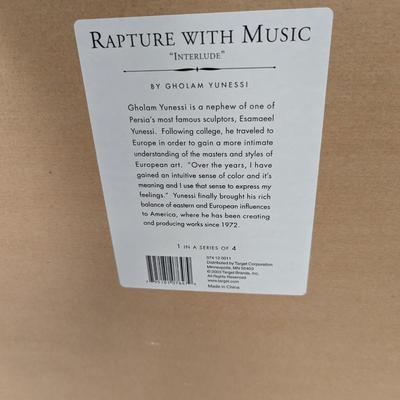 Rapture With Music "Interlude" Framed Print By Gholam Yunessi