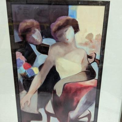 Rapture With Music "Interlude" Framed Print By Gholam Yunessi