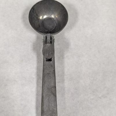 Vintage Cast Aluminum Ice Cream Scoop