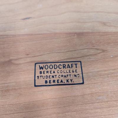 Vintage Berea College Student Woodcraft Parcheesi Board Game