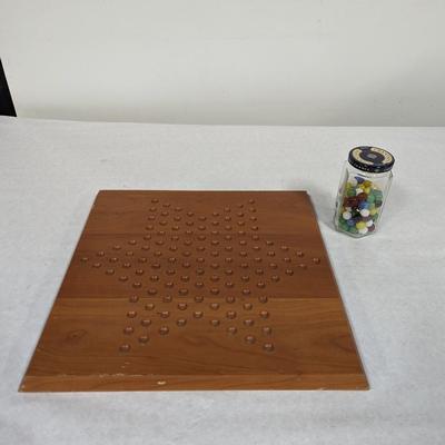 Vintage Berea College Student Woodcraft Parcheesi Board Game
