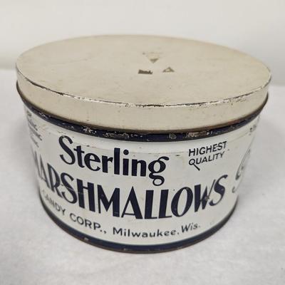 Sterling Marshmallows Advertising Tin