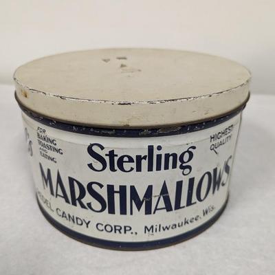 Sterling Marshmallows Advertising Tin