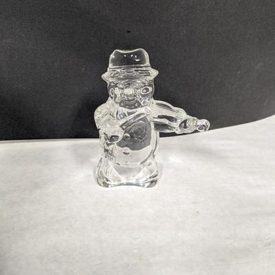 Mikasa's Frosty Choir Violin Snowman Crystal