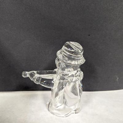 Mikasa's Frosty Choir Violin Snowman Crystal