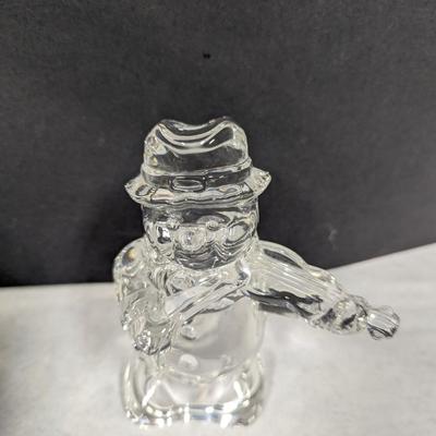 Mikasa's Frosty Choir Violin Snowman Crystal