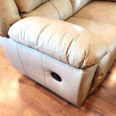 Lot #74 Double Recliner/Loveseat