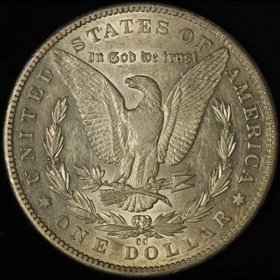 1889 CARSON CITY MORGAN ABSOLUTELY STUNNING US COIN 1$ XXVF