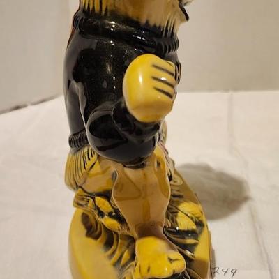 1971 Ezra Brooks Kansas WSU Wheat Shocker Whiskey Decanter