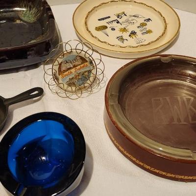 Vintage ashtray lot