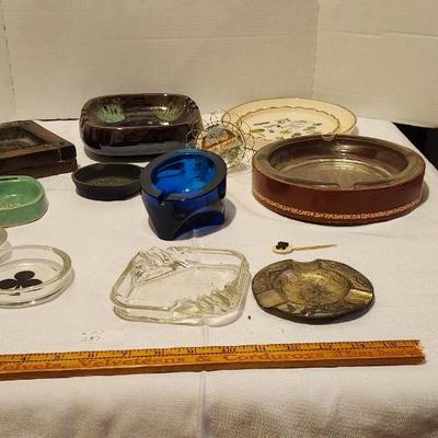 Vintage ashtray lot